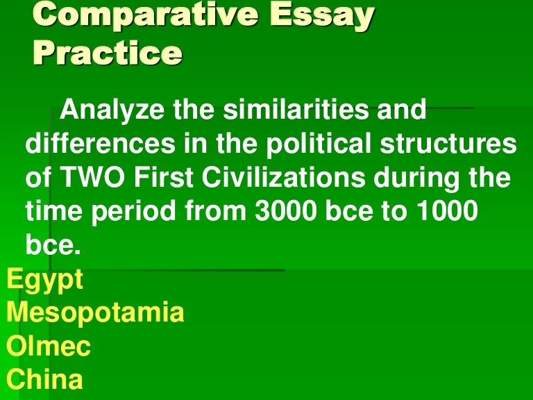 Comparative essay writing image
