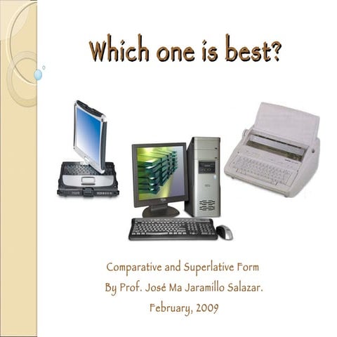 Comparative N Superlative Form