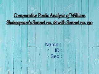 English final sonnets 29106116 and 130 by william shakespear essay 08 picture