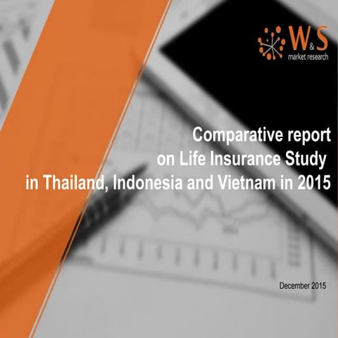 Comparative report on life insurance study in thailand, indonesia and ...