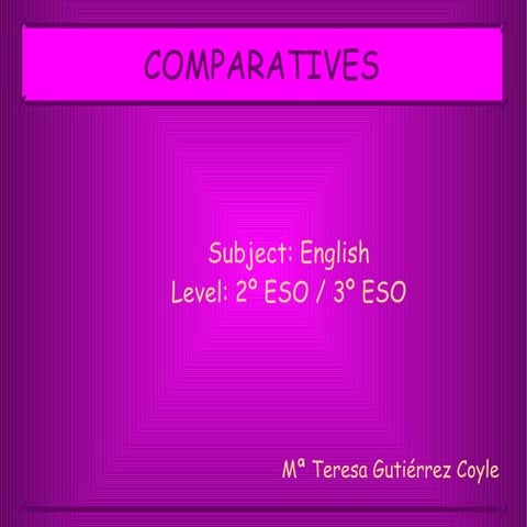 Comparatives