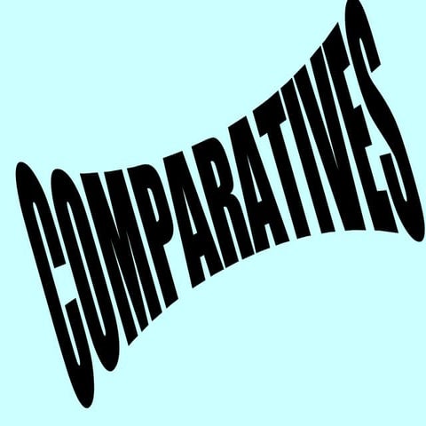 Comparative adjectives | PPTX