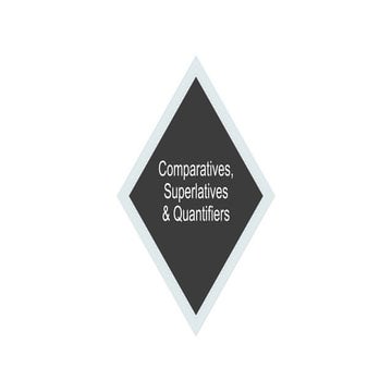 Comparatives, superlatives & quantifiers | PPTX