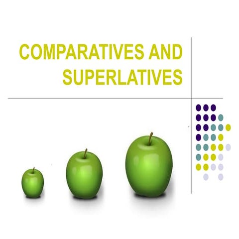 Comparative and Superlative Adjectives 