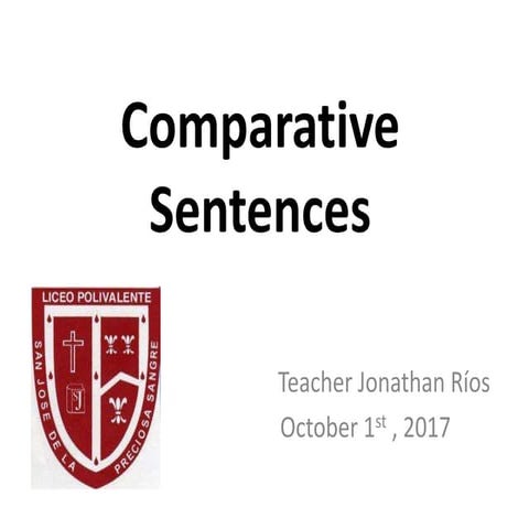 Comparative sentences