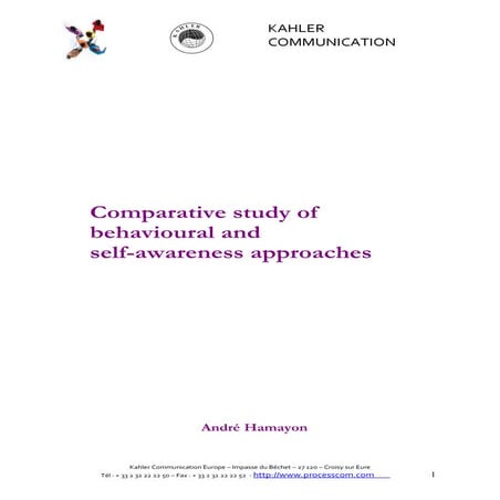 Comparative study of behavorial and self awareness approachesc