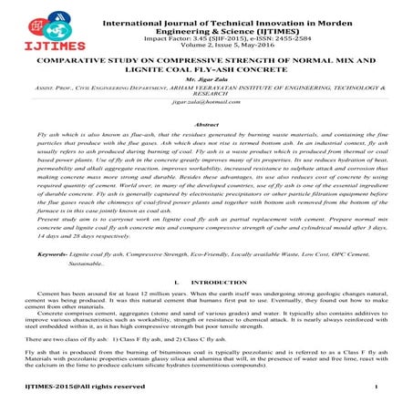 “Experimental Investigation of Green Concrete Paver Block by Partial ...