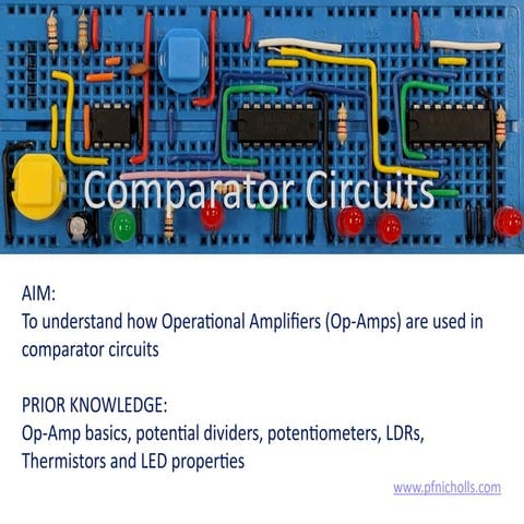 Understanding Comparator Circuits Using Operational Amplifiers in ...