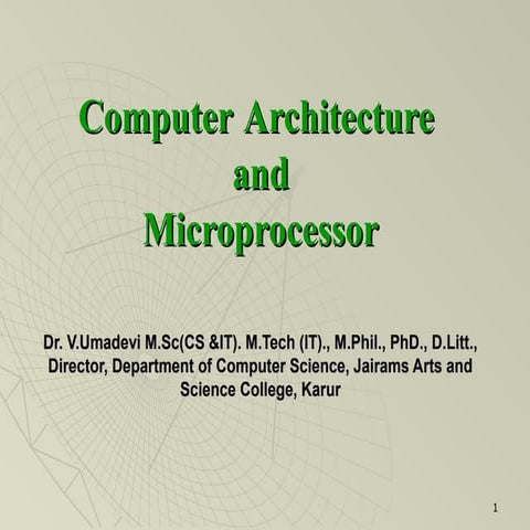 computer architecture 