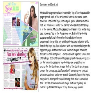 Compare and contrast of a double pa...