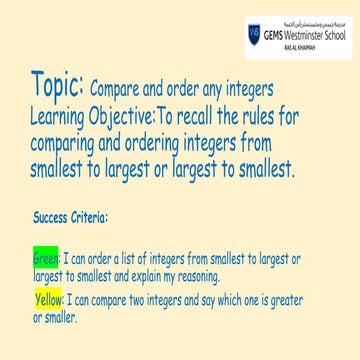 Compare and order azZzZAKNKny integers.pptx