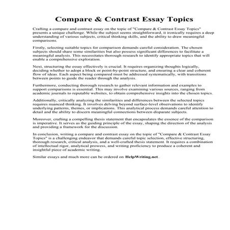 Compare  Contrast Essay Topics.pdf