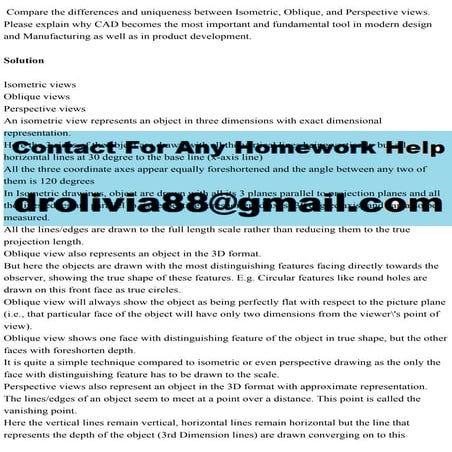 Compare the differences and uniqueness between Isometric, Oblique, an.pdf