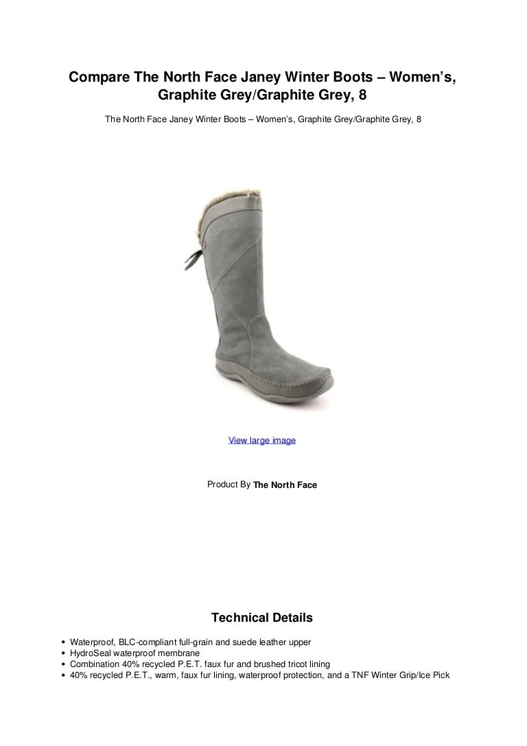 north face janey boots