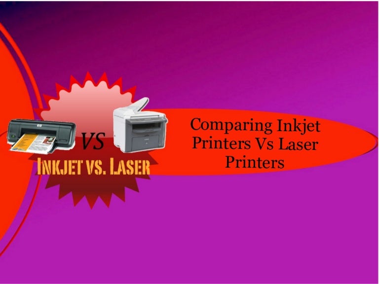Comparing inkjet printers vs laser printers