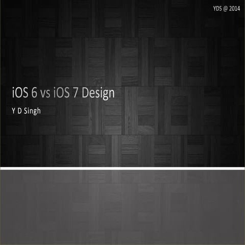 Comparing iOS 7 with iOS 6 design | PDF