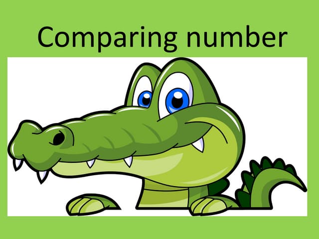 Comparing numbers up to 1000