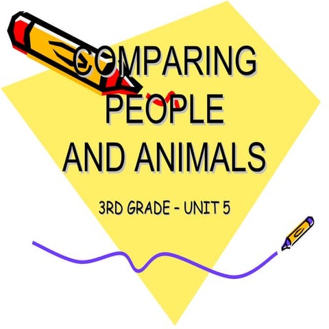 Comparing people and animals