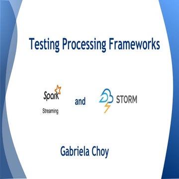 Comparing processing frameworks v7