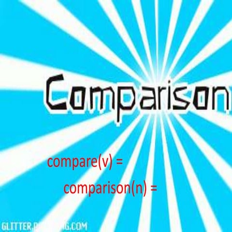 comparison | PPT