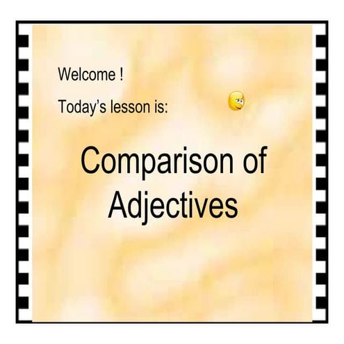 Comparison adjectives 001