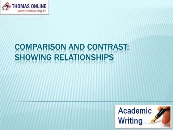 Example of compare & contrast paragraphs(1) | PDF