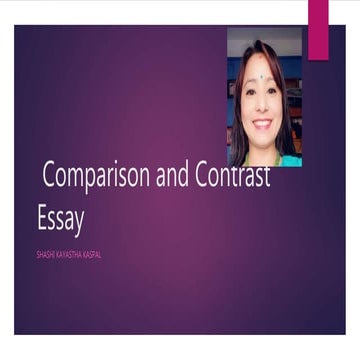 Comparison and Contrast essay | PPT