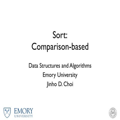 CS323: Sort - Comparison-based