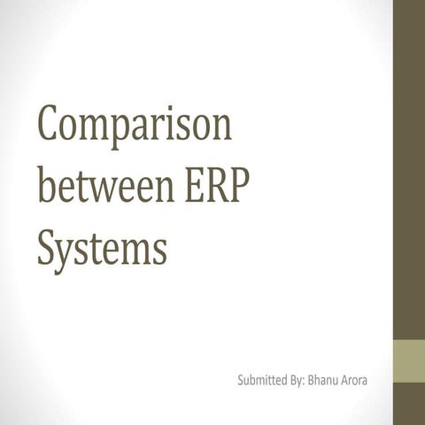 Comparison between ERP Systems: Bitrix24 vs Odoo