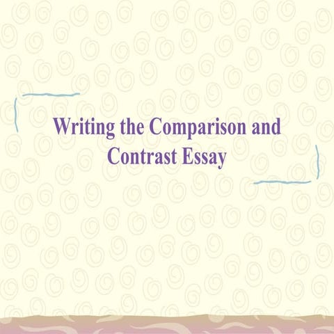 Overview Comparison and Contrast:Block and Point by Point Method | PPT