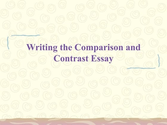 Overview Comparison and Contrast:Block and Point by Point Method | PPT