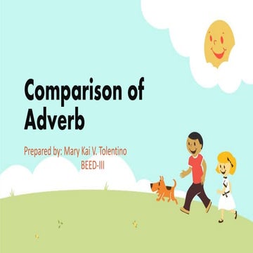 Comparison of adverb