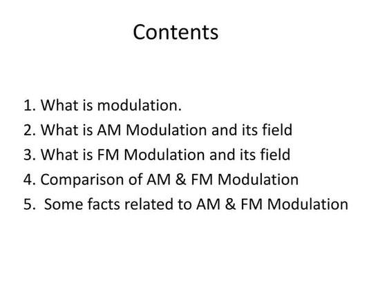 Modulation Techniques | PPT