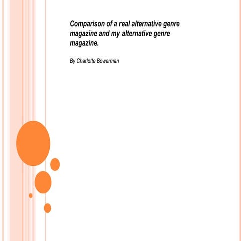 Comparison of magazines question 1