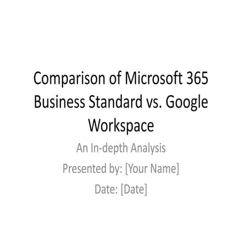 Google Workspace (formerly G Suite) vs Microsoft 365 – Which is better ...