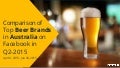 Comparison of Pure Blonde, Tooheys, Carlton Dry, XXXX Gold and Other Top Beer Brands in Australia on Facebook