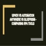 Comparison of RPA Tools