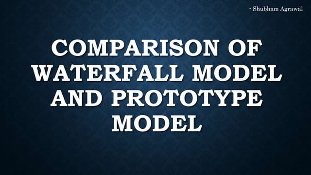 comparison between waterfall model and spiral A comparison between different types of comparison of sdlc models most commonly used models for developing systems are waterfall model and spiral model. comparison between waterfall model and spiral A comparison between different types of comparison of sdlc models most commonly used models for developing systems are waterfall model and spiral model.