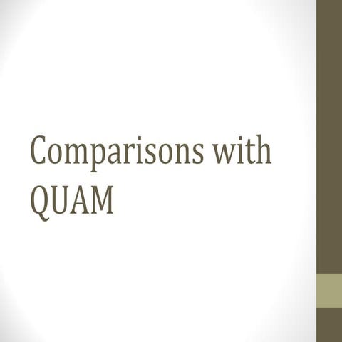 Unit Five - Comparisons with Quam | PPT