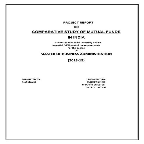 Comparitive study of_mutual_fund