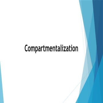 Comprehensive Overview of Ecosystem Compartmentalization and Types | PPTX