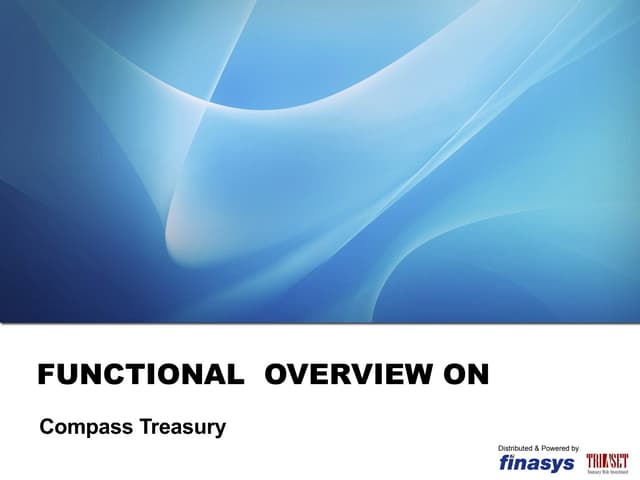 Compass Fi Treasury Pp July2008