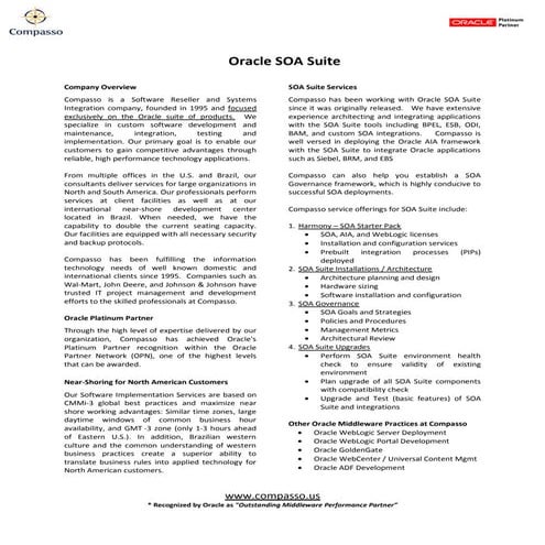 Compasso Eo Soa 2012