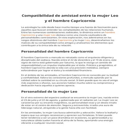 Compatibilidad de amistad entre la mujer Leo y el hombre Capricornio.docx