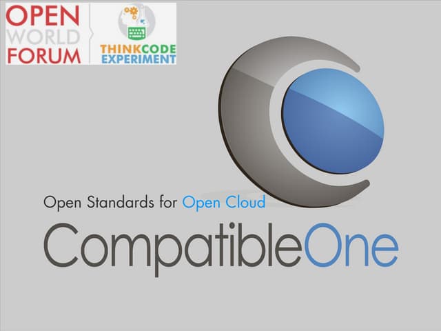 OWF12/Open Standards for Cloud - Compatible one owf12 presentation
