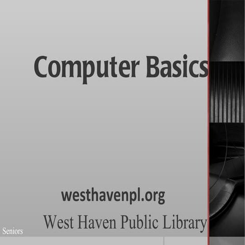 WHPL Computer Basics 2011