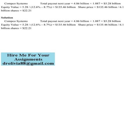 Compco Systems Total payout next year = 4.86 billion.pdf | Free Download