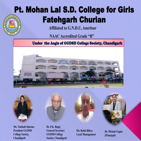 Comprehensive Overview of Pt. Mohan Lal S.D. College for Girls ...