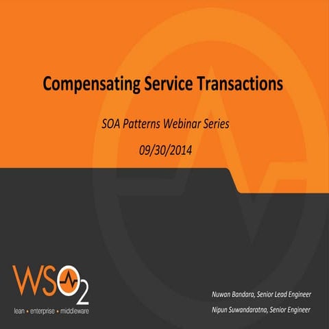 Compensating Service Transactions