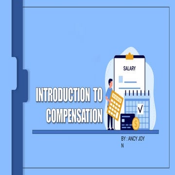 Introduction to Compensation and its classification